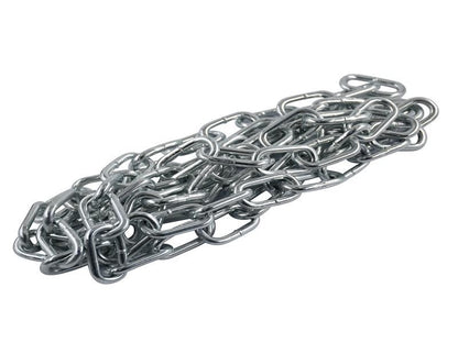 Faithfull FAICHCUT60Z Zinc Plated Chain 6mm x 2.5m - Max Load 250kg |