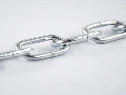 Faithfull FAICHCUT60Z Zinc Plated Chain 6mm x 2.5m - Max Load 250kg |