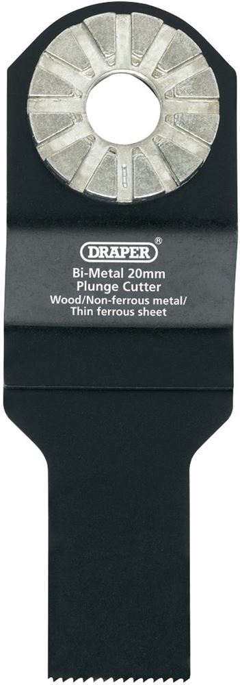 Draper BI-METAL 3/4 PLUNGE CUTTER 26118 Bi-Metal 3/4" Plunge Cutter 20mm, 18tpi