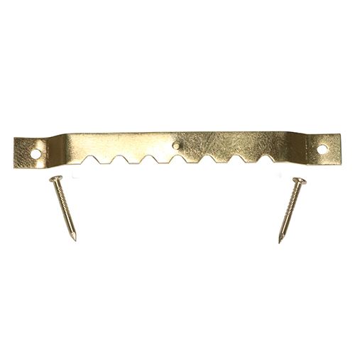 TIMCO Sawtooth & Nails - E/Brass 63mm Pack 15
