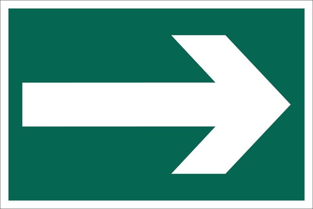 Draper ARROW SYMBOL SIGN 72451 Safe Condition Signs
