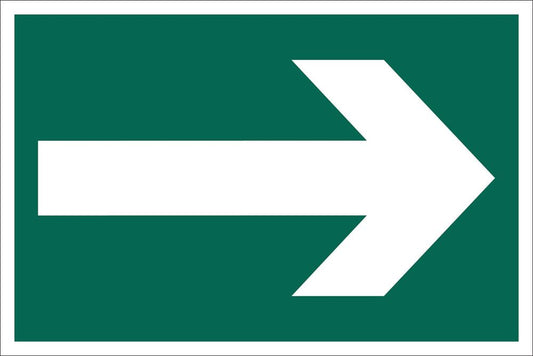 72451 Draper Arrow Symbol Safety Sign SS37 Safe Condition Signs Professional Trade DIY Workshop Garage Use