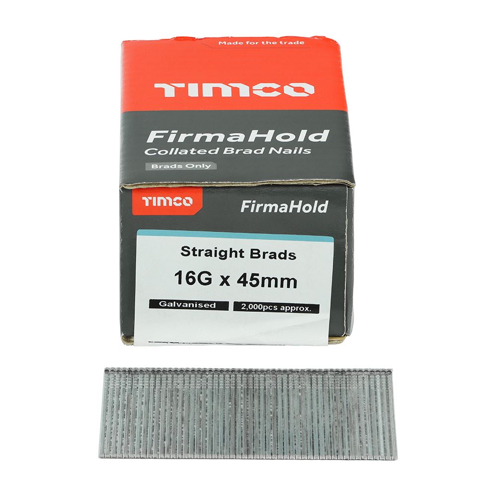 TIMCO FirmaHold ST Brad GALV 16g x 45 Pack 2000