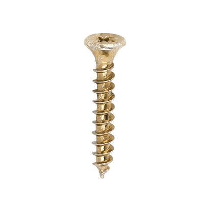 TIMCO Velocity Screw PZ1 CSK ZYP 3.0 x 20 Gold Pack 200
