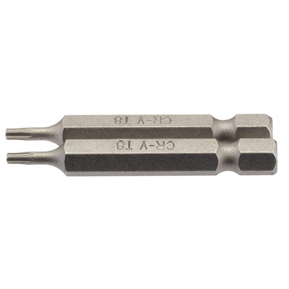 Draper 2PC 50MM T8 S/D BIT 66484 1/4" hex. Draper TX-STARÂ® E Shank Insert Bits