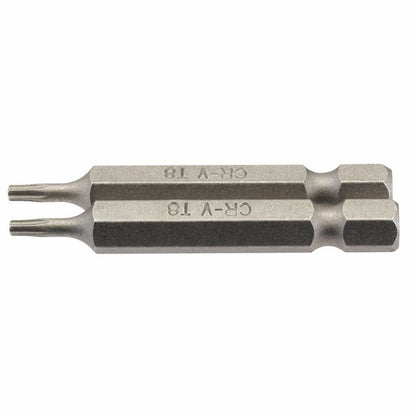 Draper 2PC 50MM T8 S/D BIT 66484 1/4" hex. Draper TX-STARÂ® E Shank Insert Bits