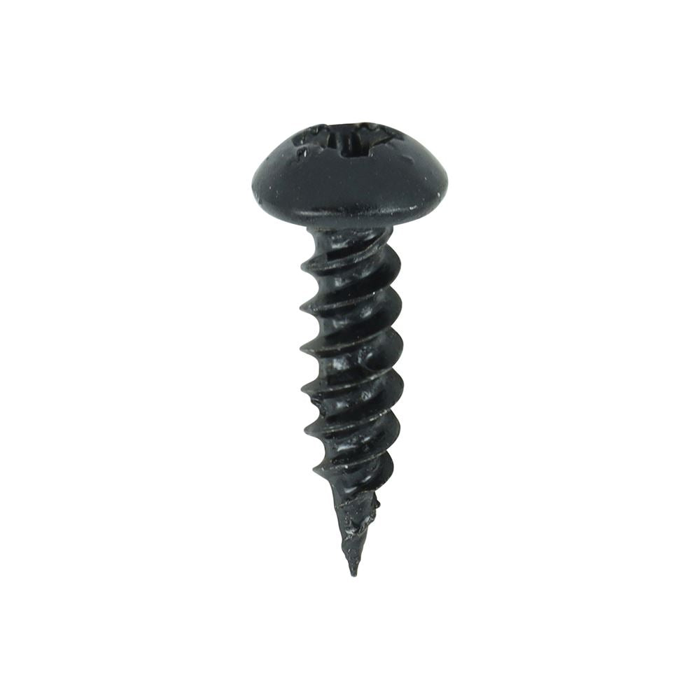 TIMCO Blackjax Screw PZ2 RND Black 8 x 5/8 Black Pack 200