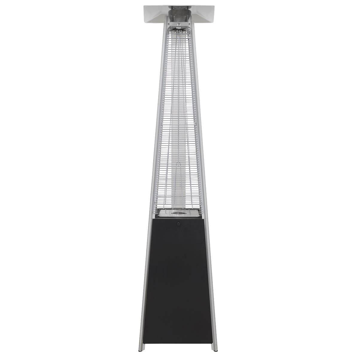 Dellonda DG98 Pyramid Gas Outdoor Garden Patio Heater 13kW Commercial & Home Use | Tip-Over Switch, Adjustable | Innovative design of Gas Flame