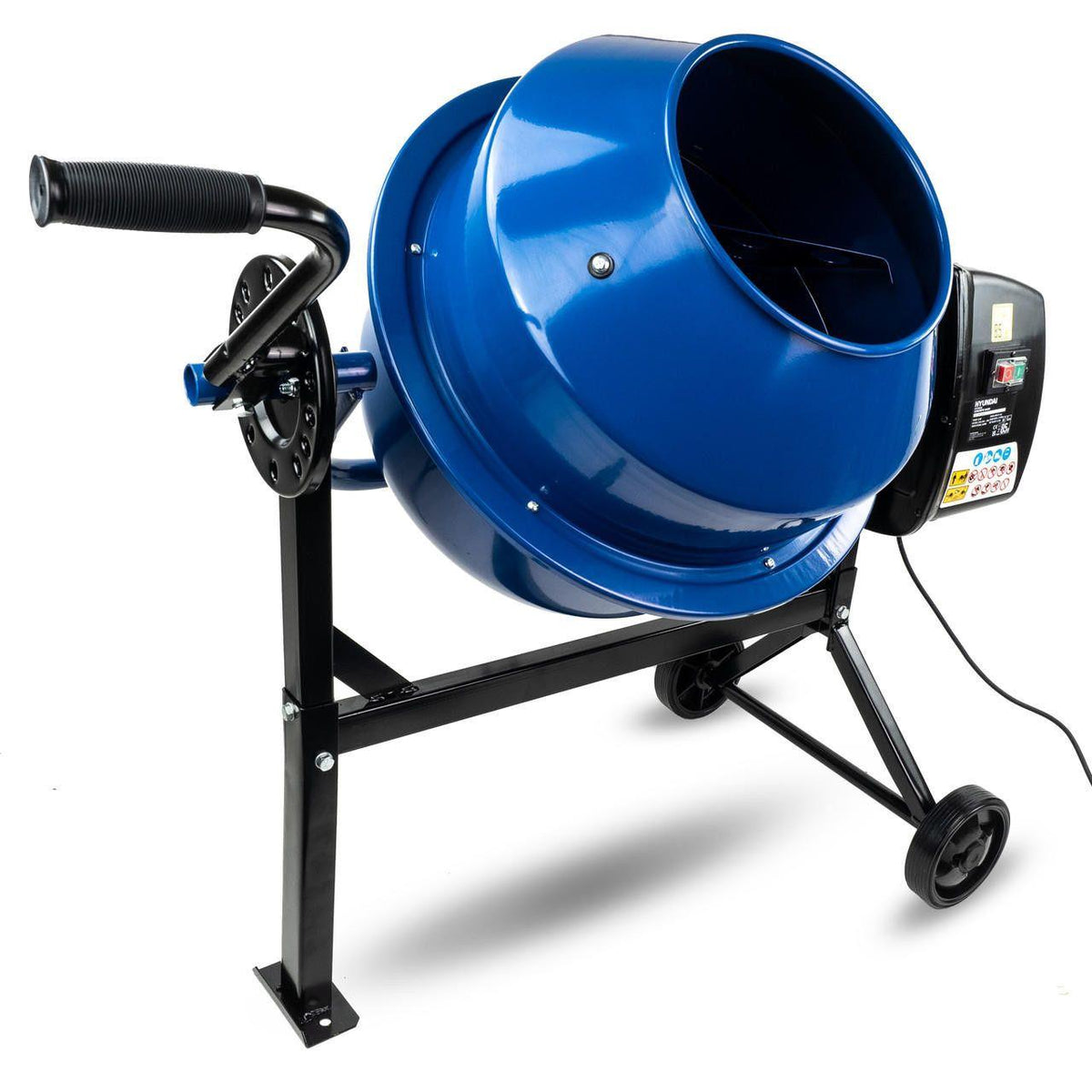 Hyundai HYCM63E Electric Cement Mixer 220W 63L 230V Concrete Mixer Building Mixer