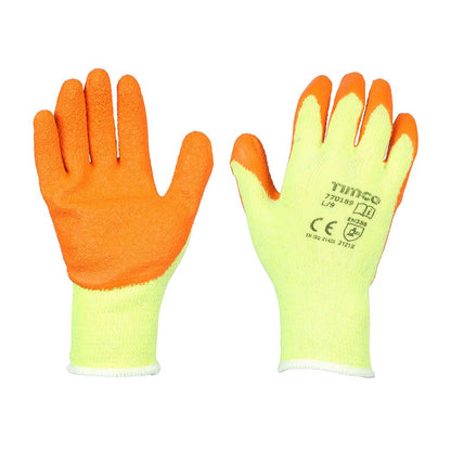 TIMCO Eco Glove Latex Crinkle Bulk Large Pack 12
