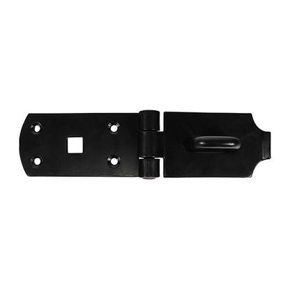 TIMCO Heavy Secure Hasp-Staple BLK 8" Black Pack 1