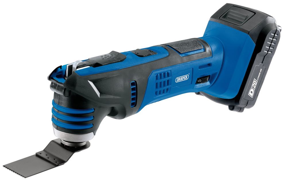 00595 D20 D20 20V Oscillating Multi-Tool, 1 x 2.0Ah Battery, 1 x Charger D20OMT3DEGSET D20 20V Cordless Power Tools Professional Trade DIY Workshop