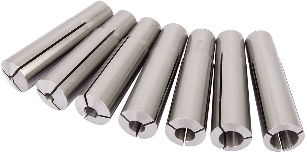 04666 Draper Collet Set, MT3 - M12 Diameter, 4 - 16mm MILL-10126 Milling Machine Accessories Professional Trade DIY Workshop Garage Use