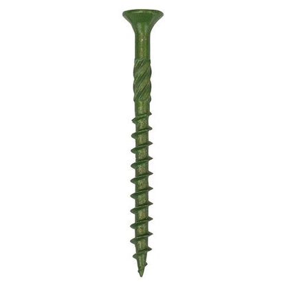 TIMCO 50TDECK2000 Decking Screws 4.5 x 50mm Green Pack of 2000 – PZ2 Double Countersunk Exterior Timber Decking Screws