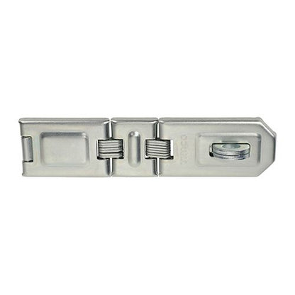 TIMCO Double Hinged Hasp & Staple 200mm Silver Pack 1