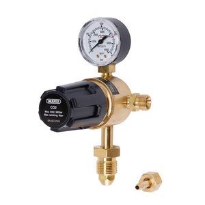 Draper IND. GAS BOTTLE REGLTR 1 GAUGE 70151 70151 300 Bar Industrial Gas Bottle Regulator with Single Gauge