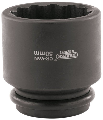 Draper 50MM IMP.SCKET 3/4DR 12P 33319 50mm 3/4" Sq. Dr. Hub Nut Impact Socket