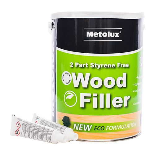 TIMCO Metolux 2 Pt Wood Filler White White 3.3L Pack 1.0