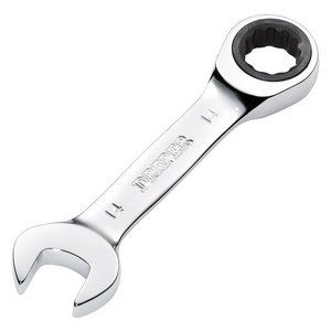 Draper 14MM STUBBY RATCHETING SPANNER 27895 27895 HI-TORQÂ® Metric Stubby Ratchet Combination Spanner
