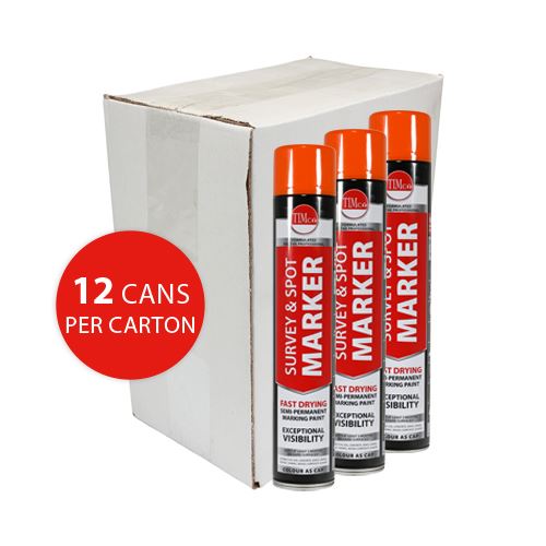 TIMCO Survey & Spot Marker Orange Orange 750ml Pack 1.0