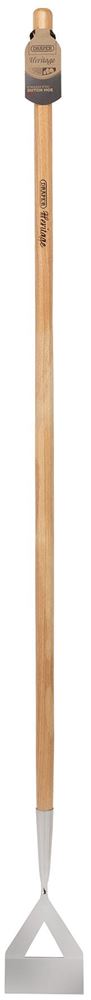 99019 Draper Heritage Heritage Stainless Steel Dutch Hoe with Ash Handle DDHG/L Garden Hoes Professional Trade DIY Workshop Garage Use