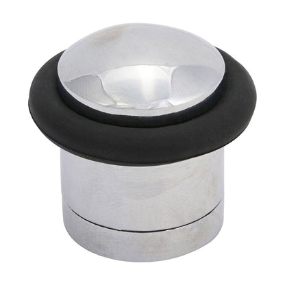 TIMCO Cylinder Door Stop Pol. Chrome 41mm Pack 1