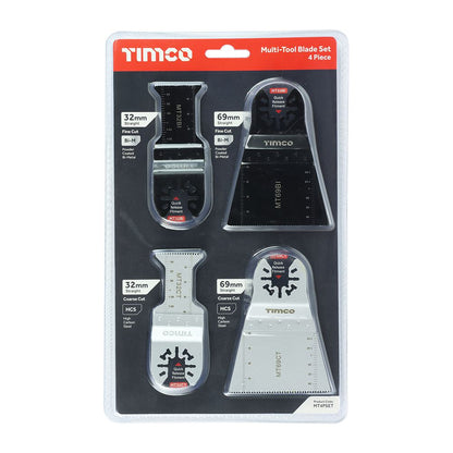 TIMCO MTool Blade Set 4pcs Mixed Pack 1