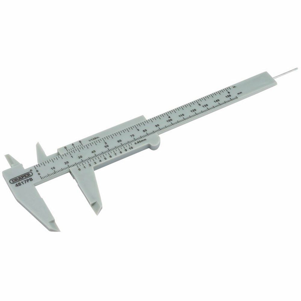 Draper CALIPER GAUGE PLASTIC 150MM/6 73863 Plastic Vernier Caliper