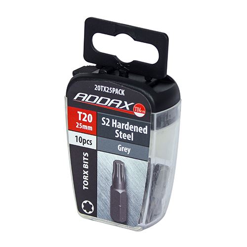 TIMCO TX Drive Driver Bit - S2 Grey TX20 x 25 Grey Pack 10