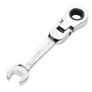 Draper 8MM STUBBY FLEX RACT. SPANNER 27949 27949 HI-TORQÂ® Metric Stubby Flexible Head Ratchet Combination Spanner