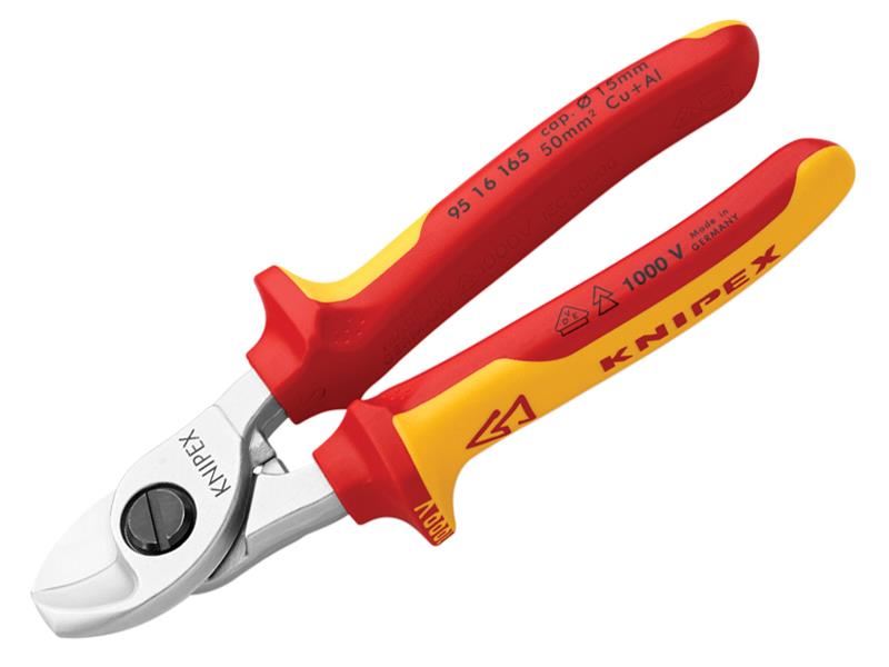 Knipex 95 16 165 SB VDE Cable Shears 165mm