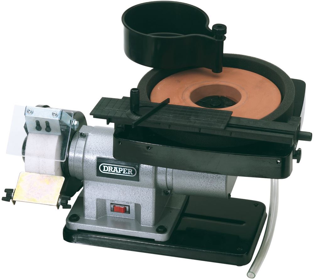 Draper BENCH GRINDER WET & DRY 230V 31235 31235 Wet and Dry Bench Grinder, 350W