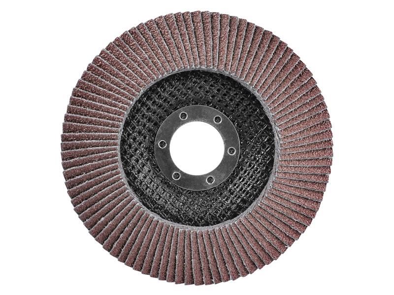 Faithfull FAIFD125A80 Aluminium Oxide Flap Disc 125 x 22mm 80 Grit |