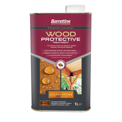 Barrettine Wood Protective Treatment Shed Fence Timber Wood Stain All Colours
