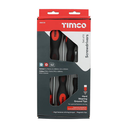 TIMCO Screwdriver Set 6 Pieces Pack 1