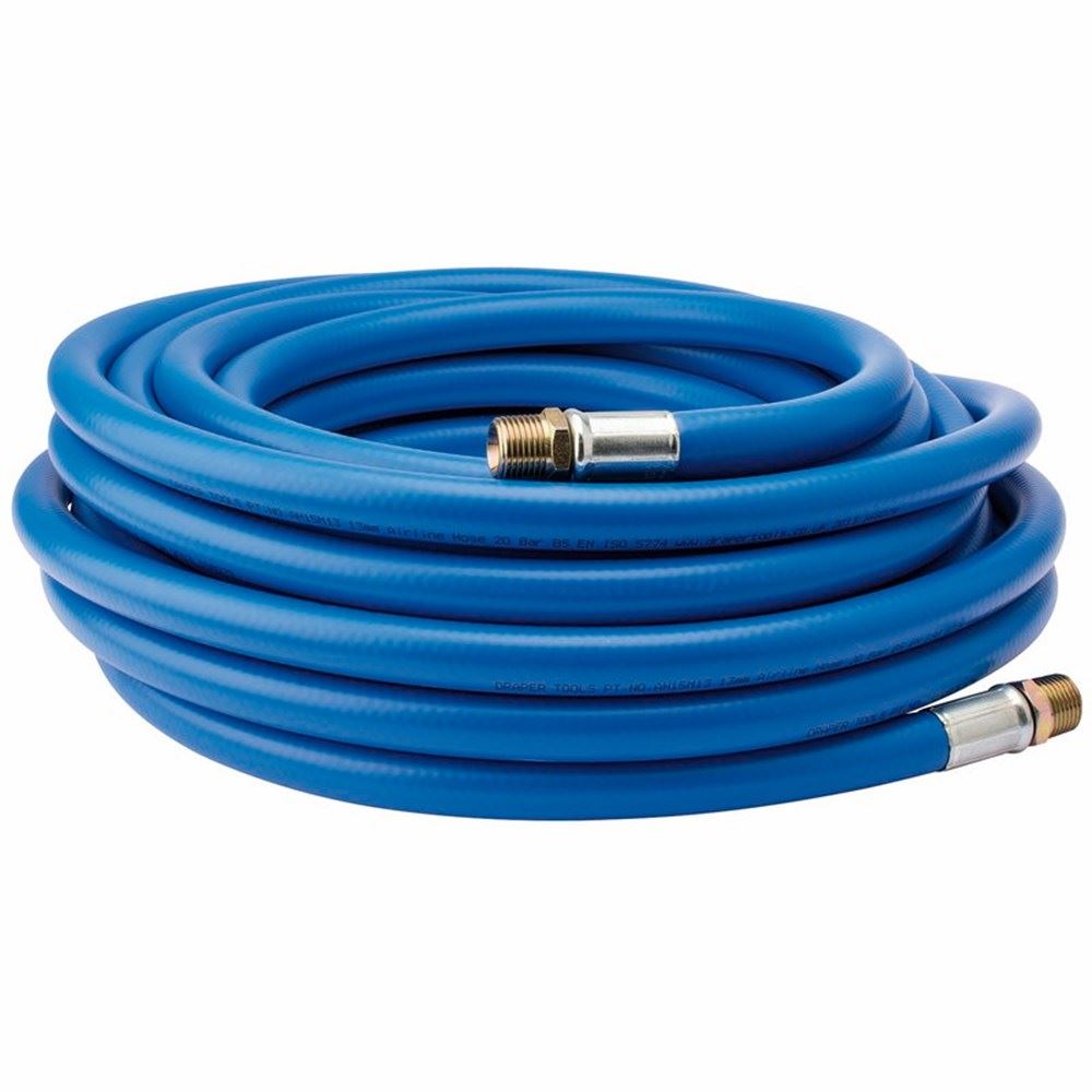 Draper 15M AIRLINE HOSE(1/2)13MM ID 38344 Straight Line Air Hoses
