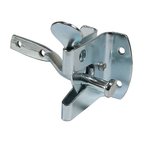 TIMCO Automatic Gate Latch Zinc 2" Silver Pack 1
