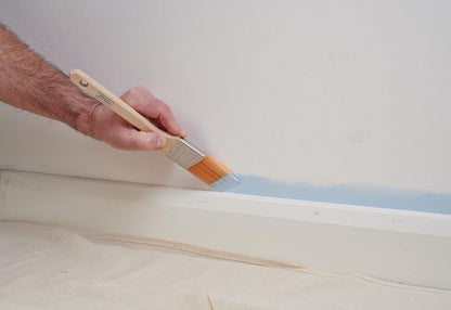For The Trade 1.5" Long Handle Angled Brush | Decorating Tools, Paint Brushes, Rollers & Accessories