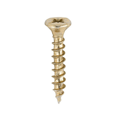 TIMCO Velocity Screw PZ2 CSK ZYP 4.0 x 25 Gold Pack 200