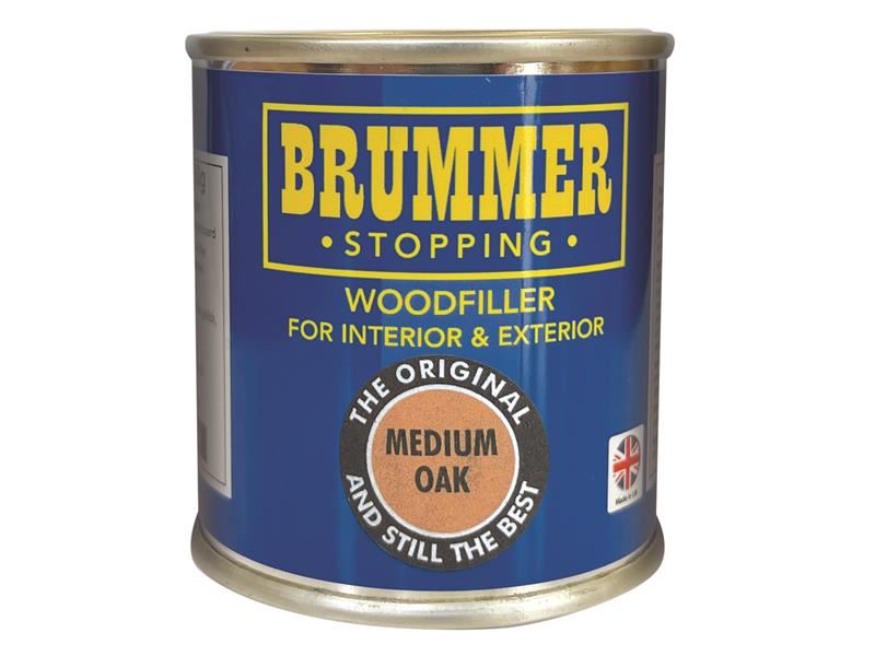 BRU Wood Filler Medium Oak 250g
