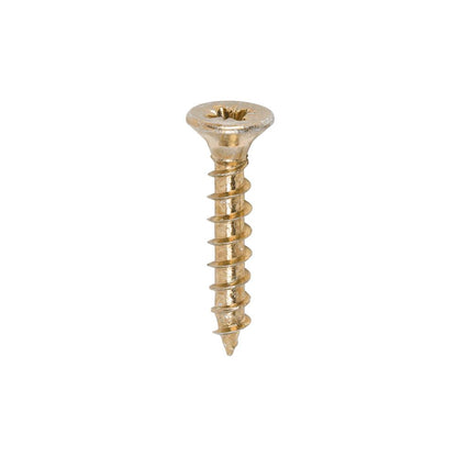TIMCO Solo Woodscrew PZ1 CSK ZYP 3.0 x 17 Gold Pack 200