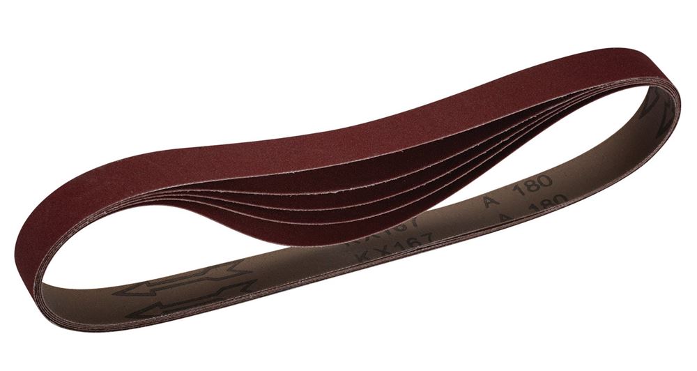 Draper DETAIL SANDING SHEET 120G 8694 08694 Cloth Sanding Belt, 25 x 762mm (Pack of 5)