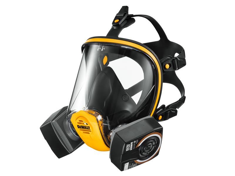 DWR A2P3 Full Face Mask Respirator - Large