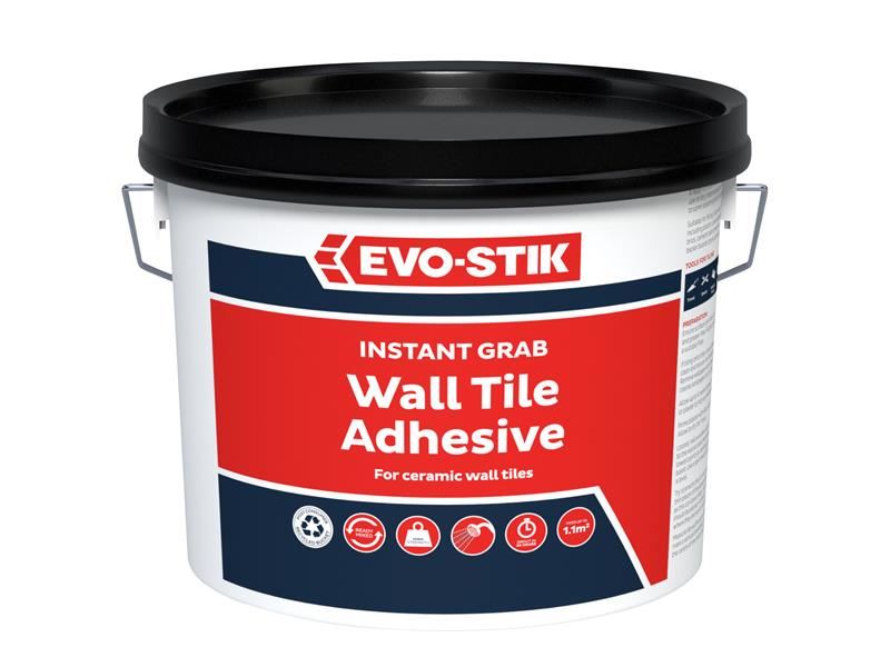 EVO-STIK 30811581 Instant Grab Wall Tile Adhesive 1 litre