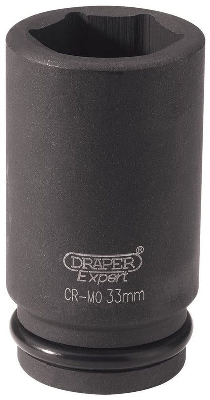 Draper 33MM IMP.DEEP SCKET 3/4DR 11899 3/4" Sq. Dr. Draper Expert HI-TORQÂ® Metric Deep Impact Sockets