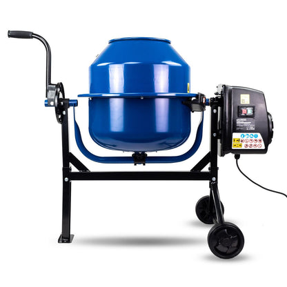 Hyundai HYCM63E Electric Cement Mixer 220W 63L 230V Concrete Mixer Building Mixer