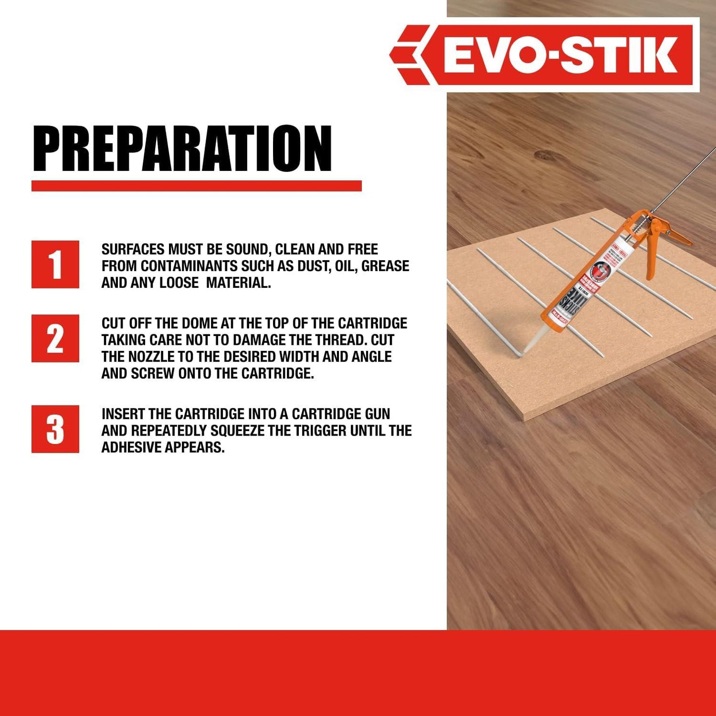 Evo-Stik White Sticks Like Grab Adhesive – Ideal for DIY, Construction & Home Repairs