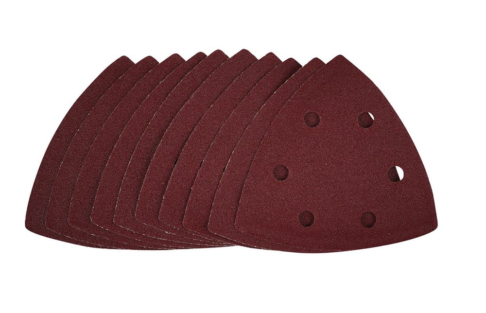 Draper DELTA SANDING SHEET 120G 41881 41881 Delta Sanding Sheets, 93mm (Pack of 10)