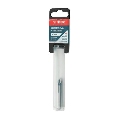 TIMCO 3 Flute Countersink M2 HSS 8.3mm Pack 1