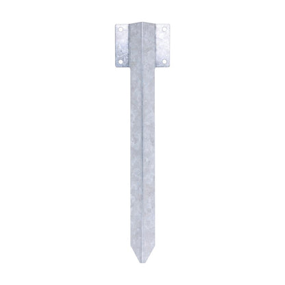 TIMCO 323555 Railway Sleeper Ground Spike 430mm Straight Edge Galvanised Steel Fixing for Raised Beds Planters Steps and Landscaping